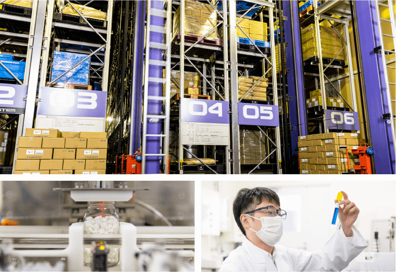 最新設備の研究所&自社工場